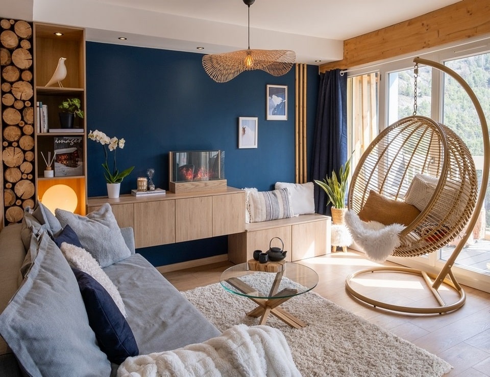 Aménagement d'un intérieur campagne chic à Briançon par MH DECO